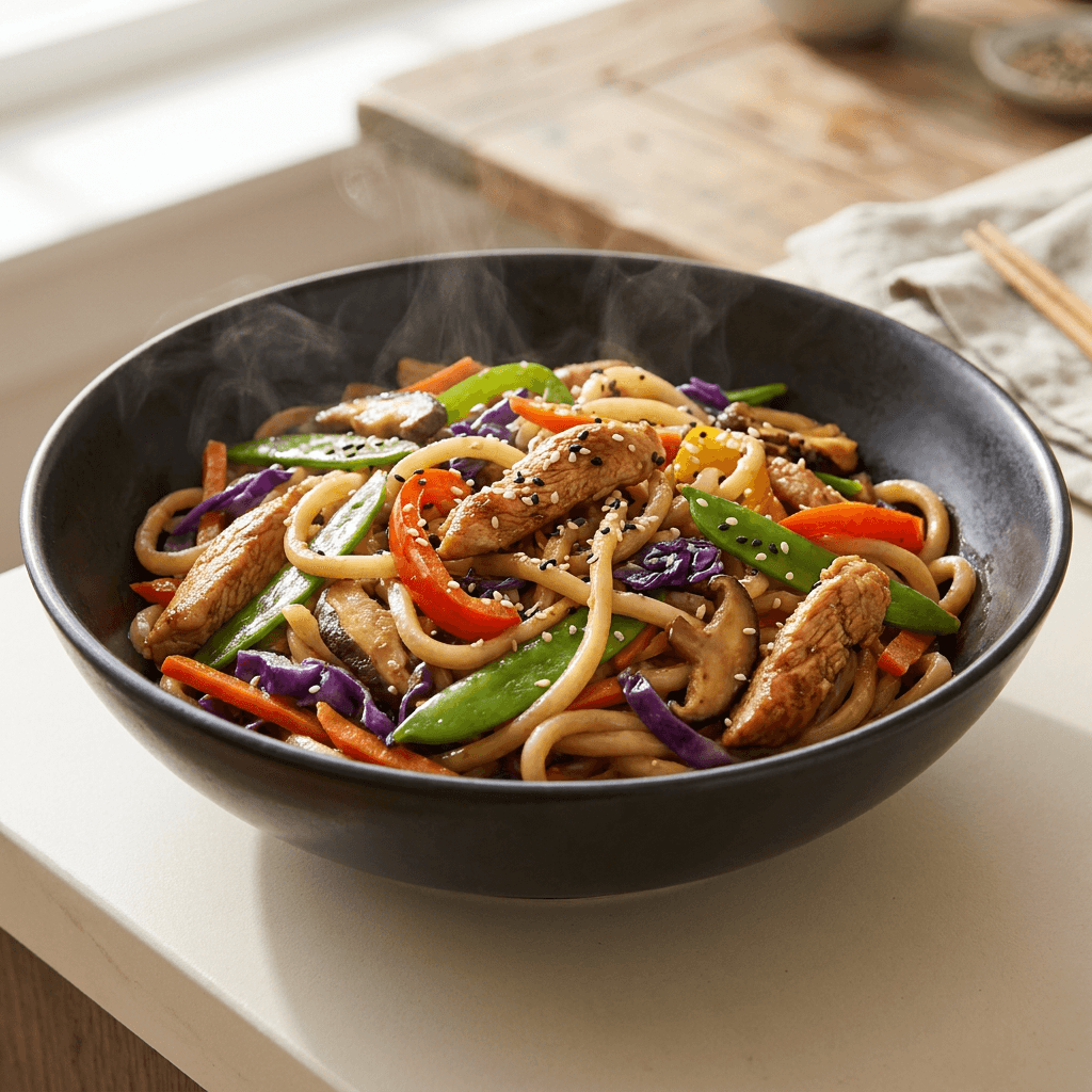 Wok de fideos