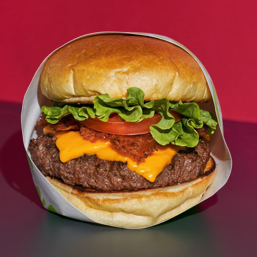 Hamburguesa, estilo vibrante