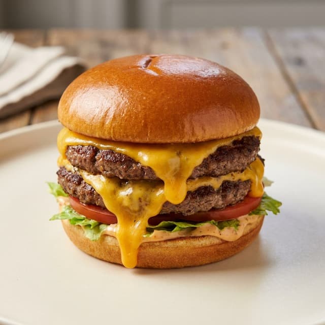 Hamburguesa con papas