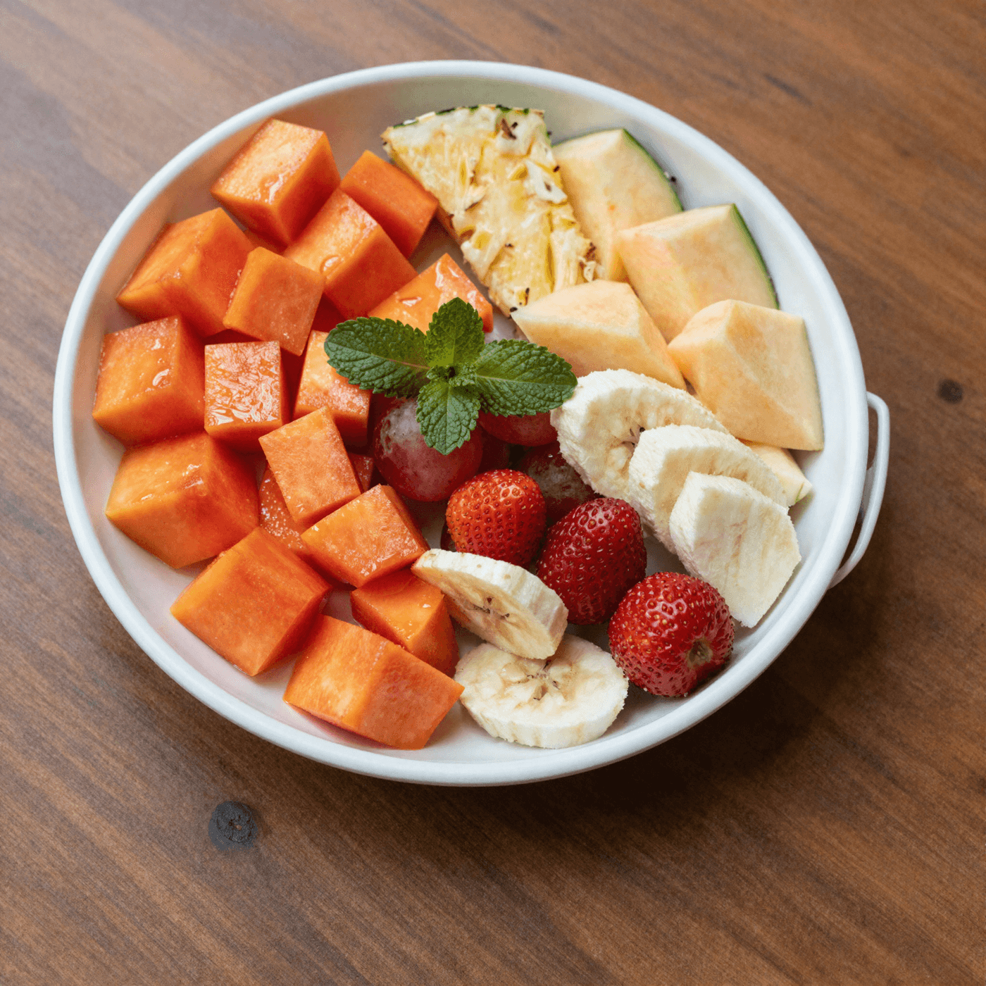 Tazón de frutas frescas