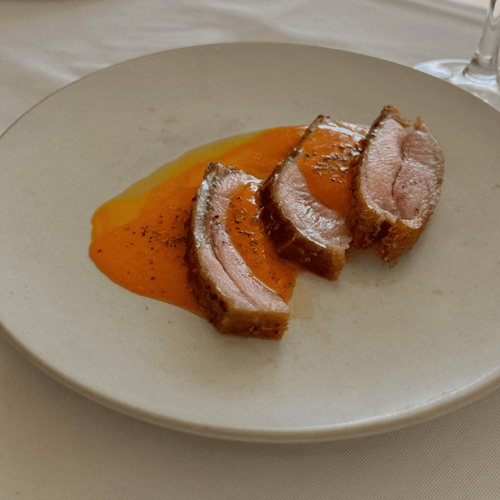 Pato a la naranja