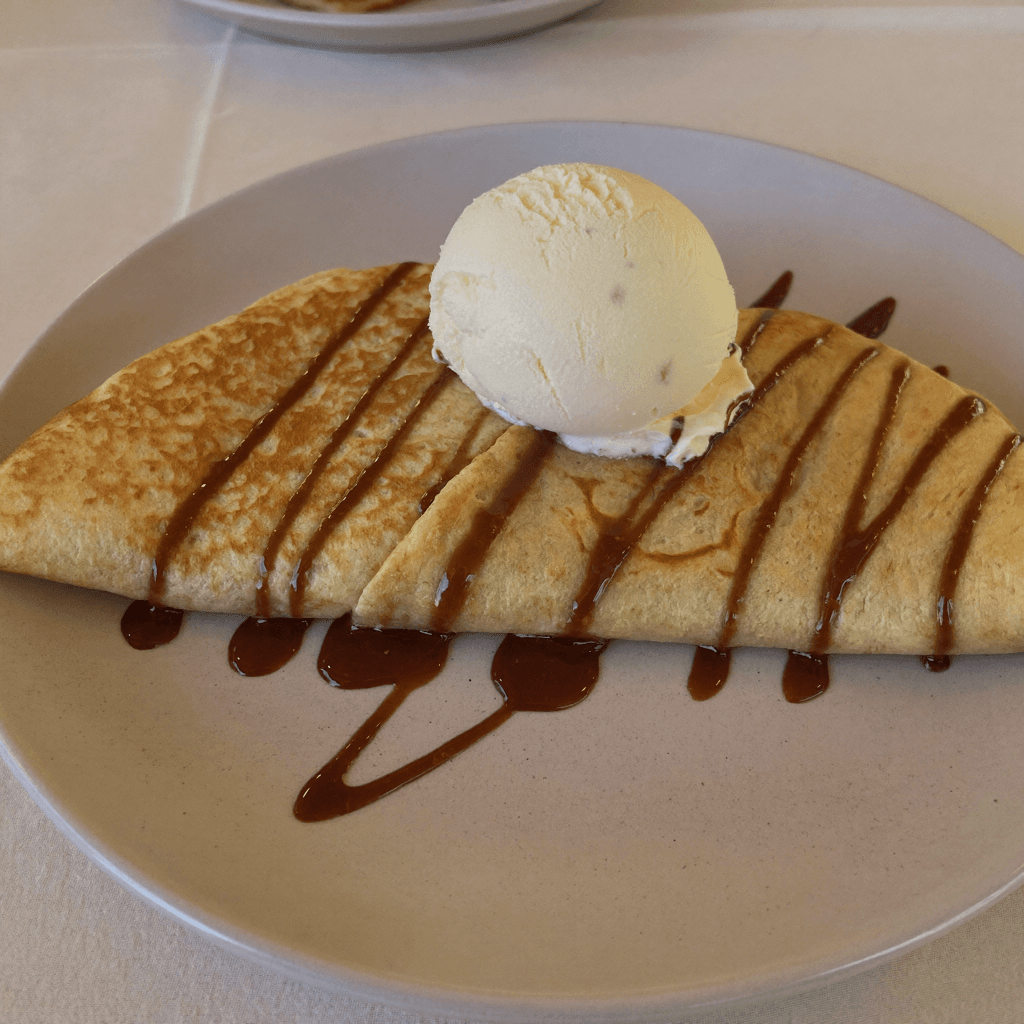 Crêpe helada