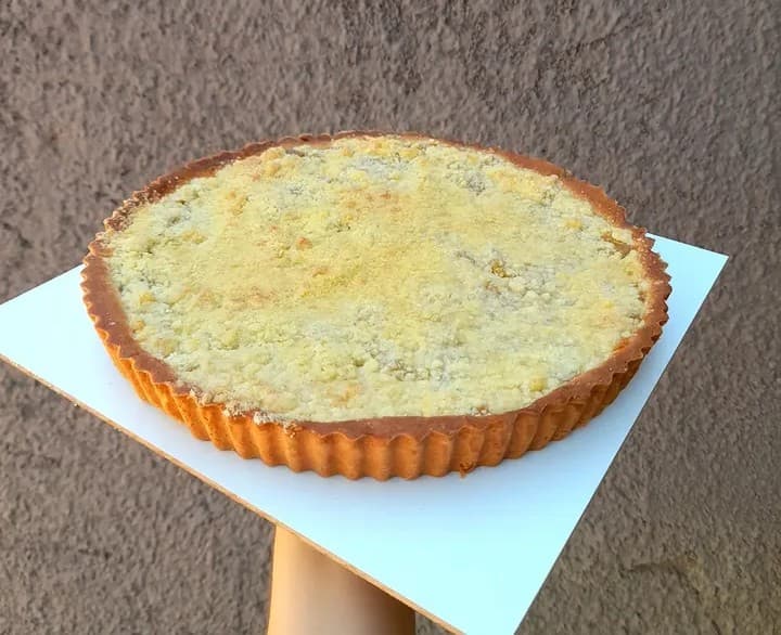 Tarta con crumble