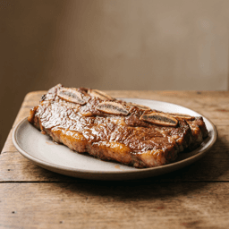 Asado de tira con mandioca