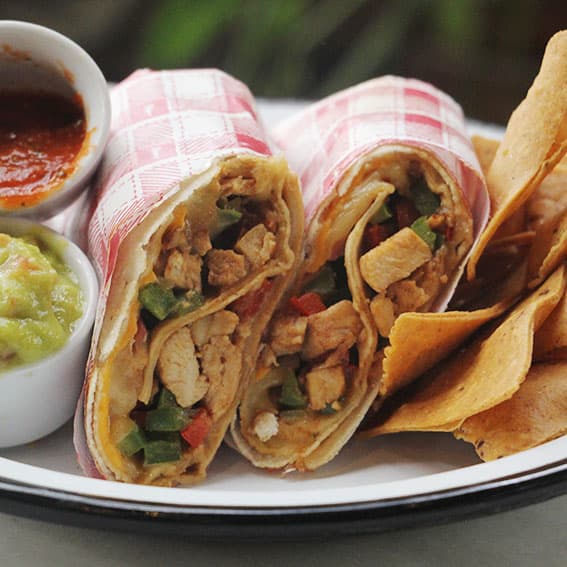 Burrito de pollo