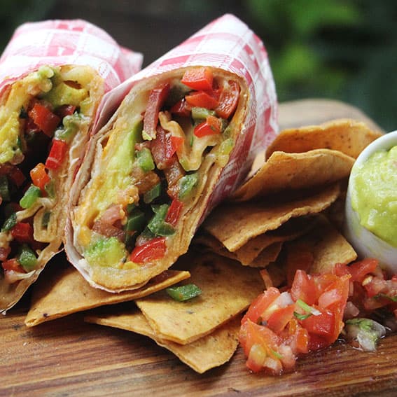 Burrito vegetariano
