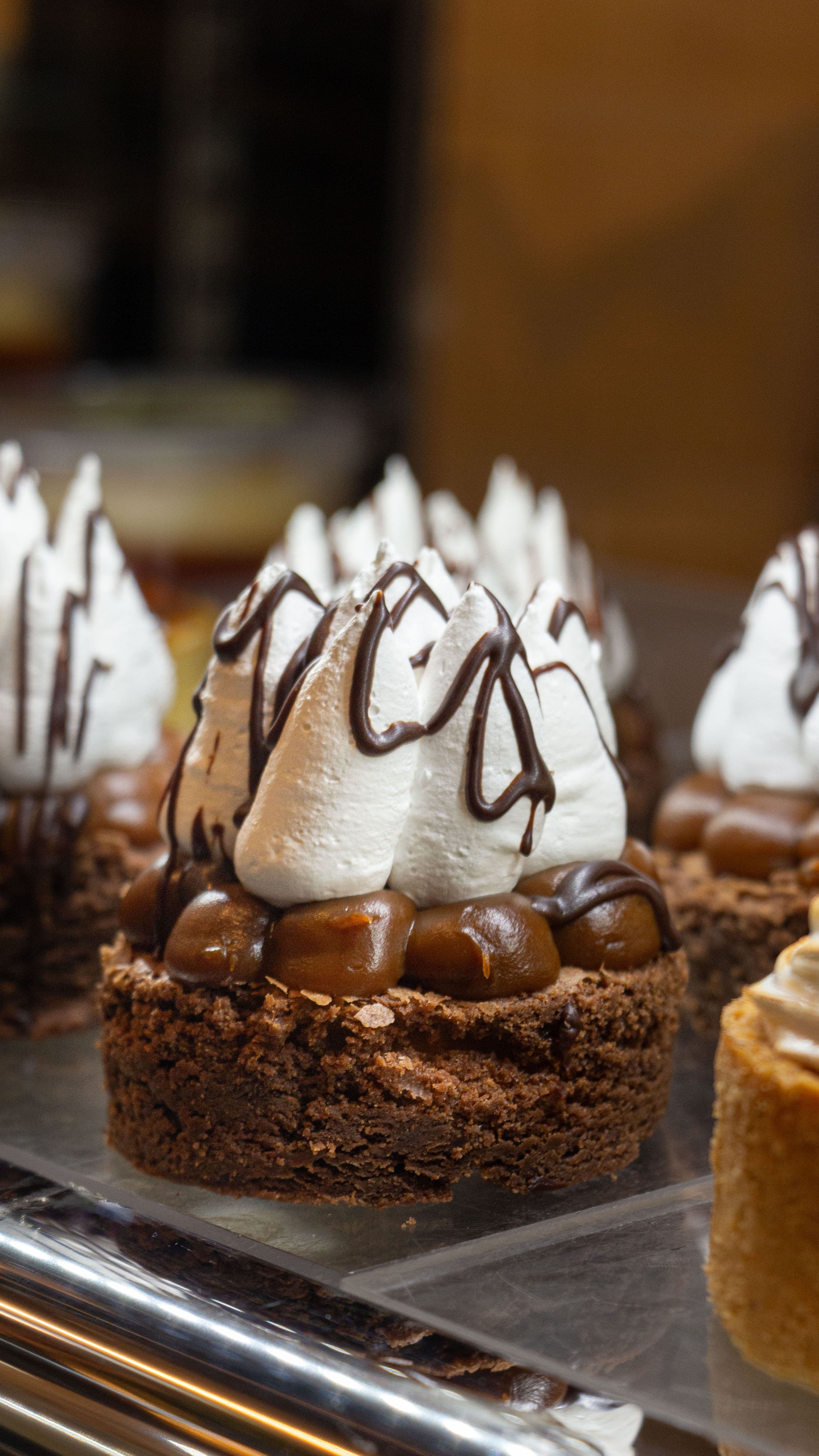 Torta brownie y merengue